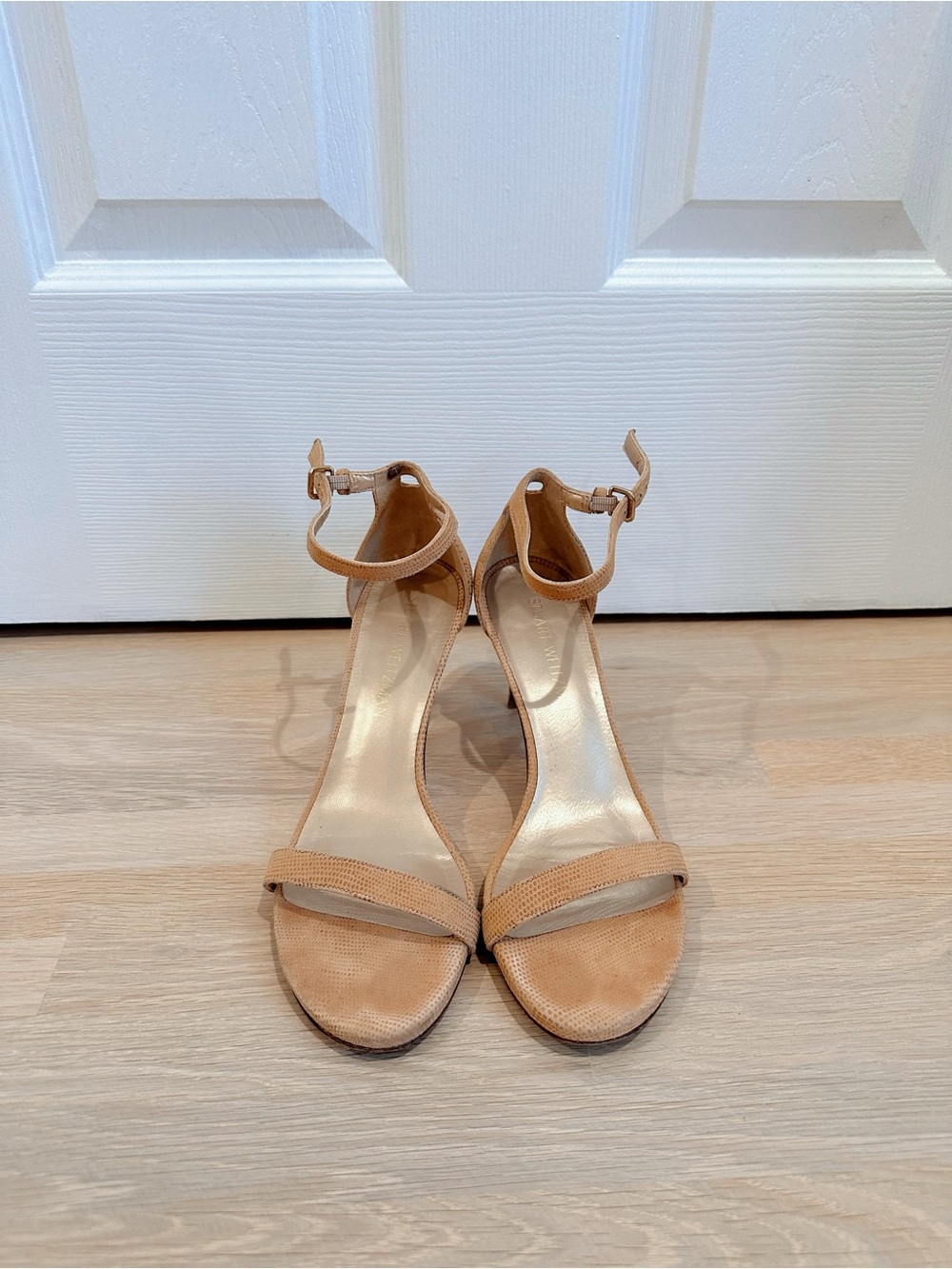 Stuart Weitzman Ankle-Strap Heeled Sandals size 8